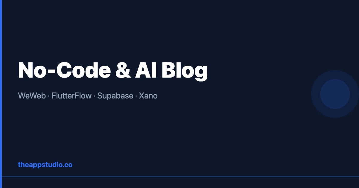The Best No-Code Tools in 2026 | App Studio